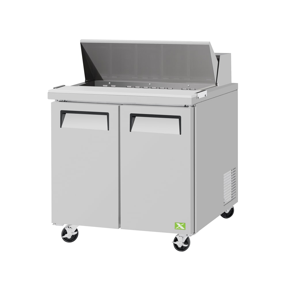 Refrigeration-X XST-36-N6 36 3/8" X-Line Sandwich/Salad Prep Table w/ Refrigerated Base, 115v