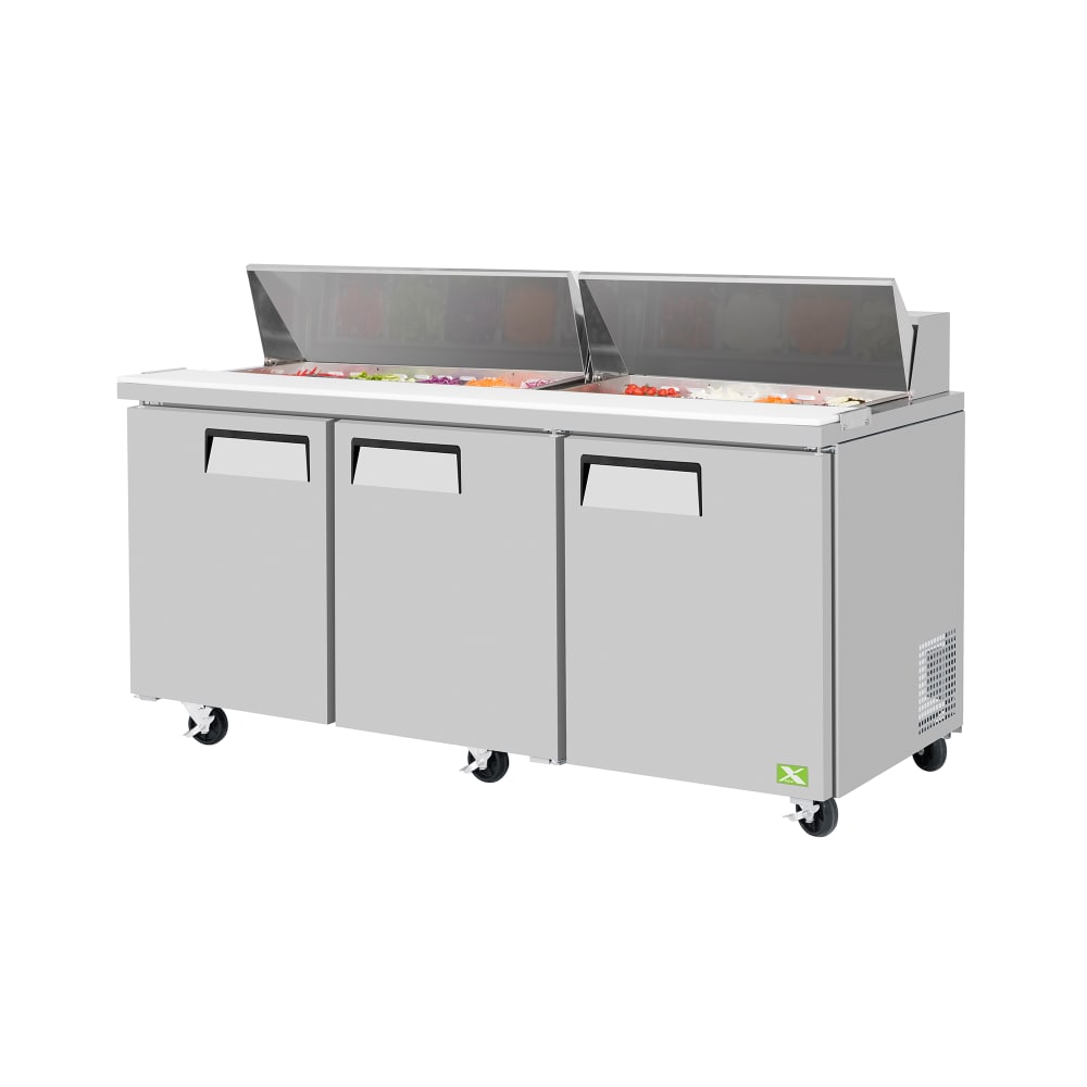 Refrigeration-X XST-72-N 72 3/4" X-Line Sandwich/Salad Prep Table w/ Refrigerated Base, 115v