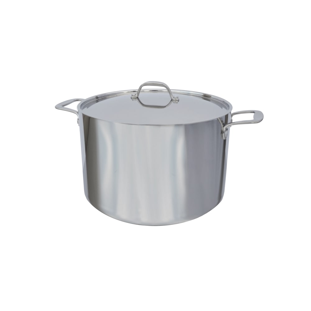 CookTek 105216 12 qt Tri Ply Stock Pot w/ Cover