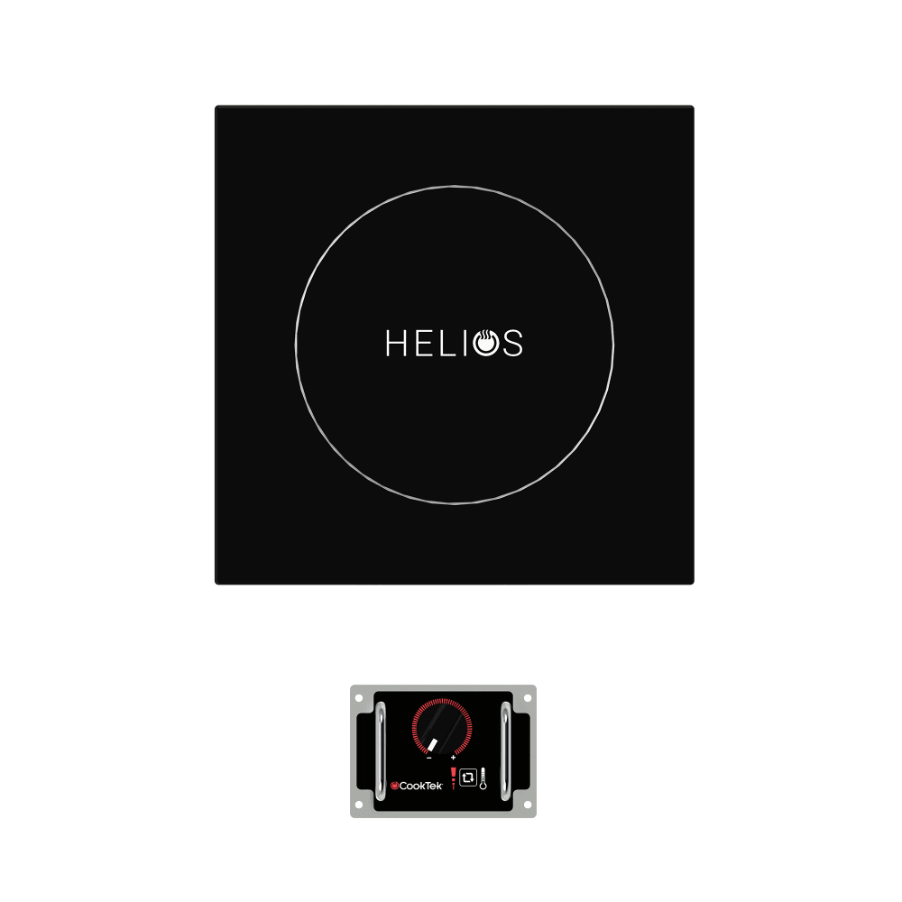 CookTek HRD-9500-SH35-1 Helios Countertop Commercial Induction Cooktop w/ 1 Burner, 200-240v