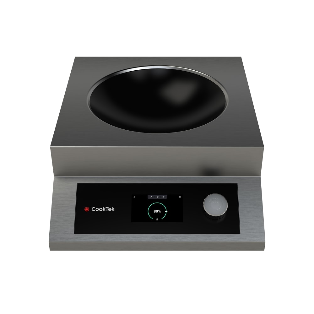 CookTek HTF-9500-WK35-1 Countertop Induction Wok Unit w/ (1) Burner, 240v/1ph