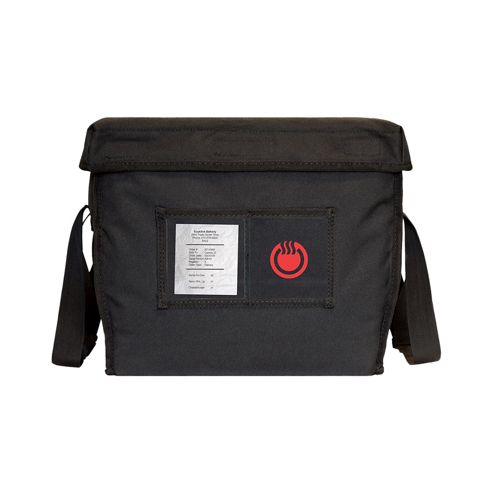 CookTek TCSBAG ThermaCube™ Food Delivery Bag - 12" x 12 1/2" x 7", Black