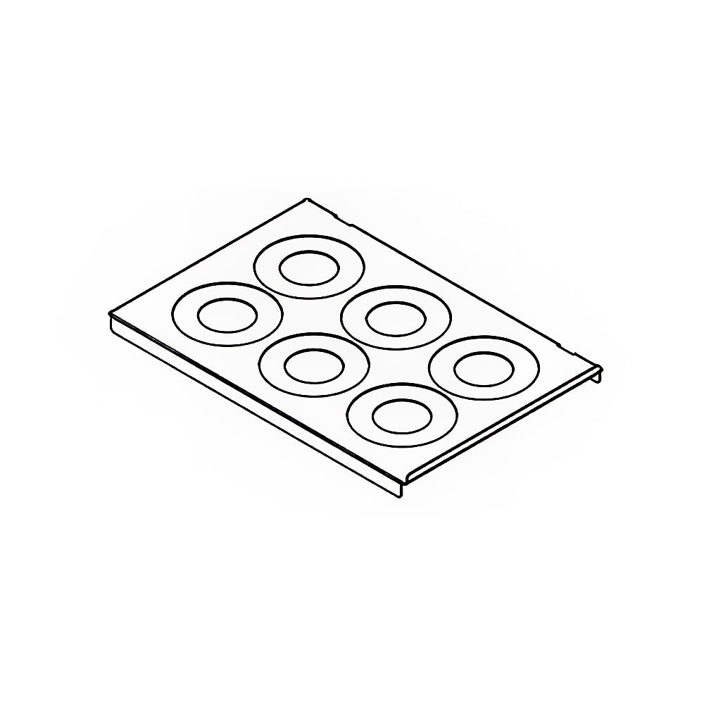 Antunes 7002131 Dim Sum Lid Kit w/ (6) Steam Openings for DFWF Food Warmer