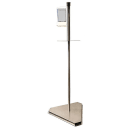 Antunes 7002182 Double Hand Sanitizer Stand - 18 1/2"W x 16 1/2"D x 48 1/3"H, Stainless Steel thumbnail 2