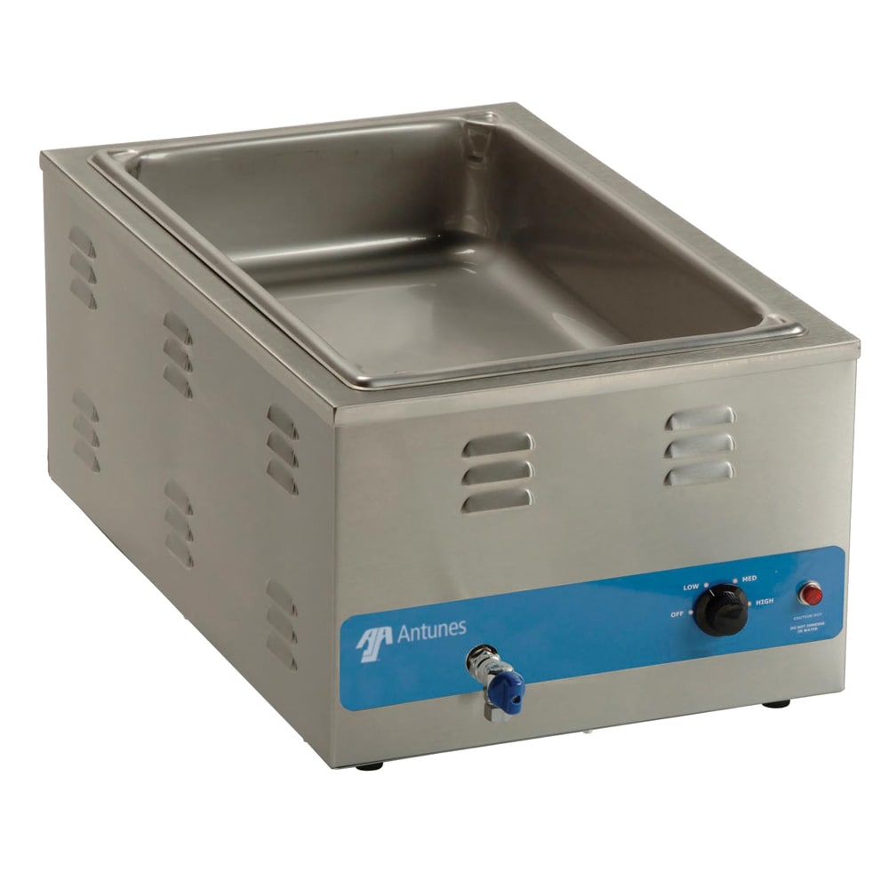 Antunes CW-100 Countertop Food Warmer - Wet w/ (1) Full Size Pan Wells, 120v