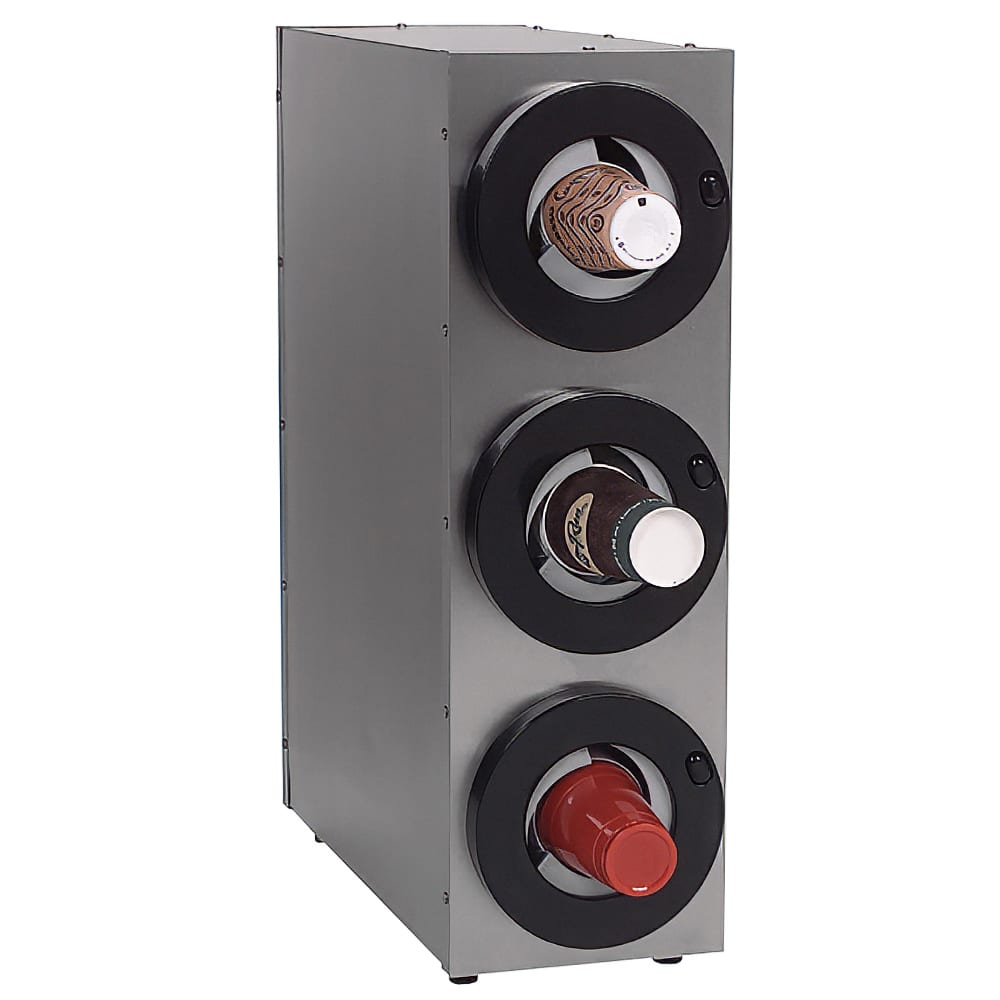Antunes DACS-30 Cup Dispenser, Cabinet, (3) Compartment, All Cup Types