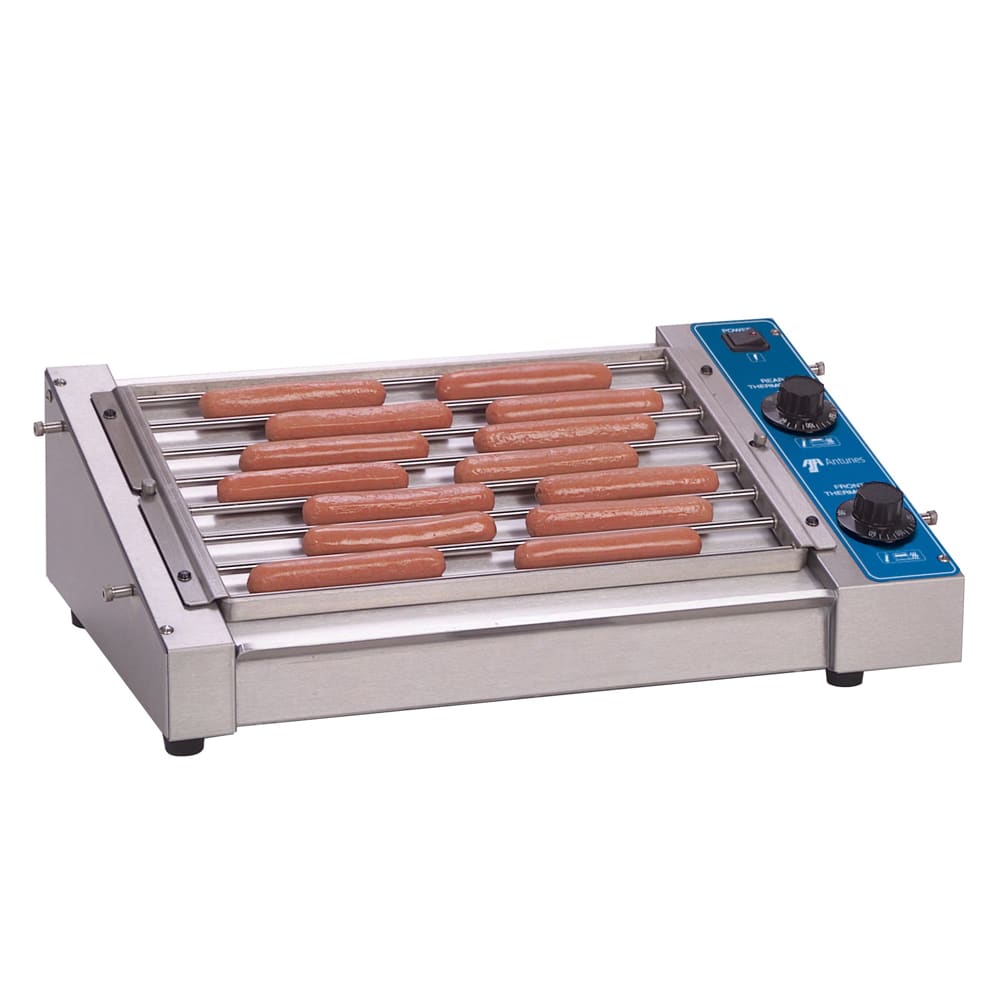 Antunes HDC-21A 21 Hot Dog Roller Grill w/ Thermostatic Controls - Slanted Top, 120v