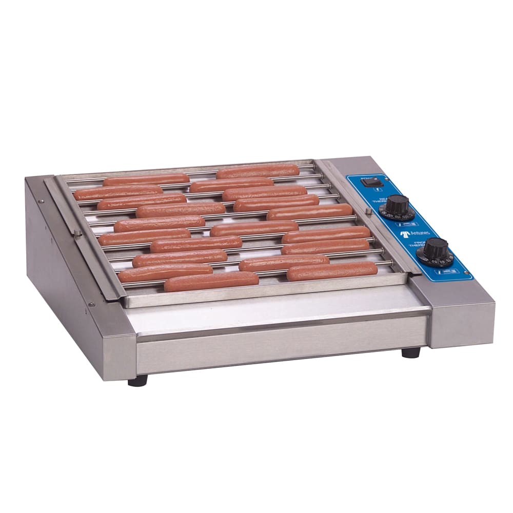 Antunes HDC-30A 30 Hot Dog Roller Grill w/ Thermostatic Controls - Slanted Top, 120v