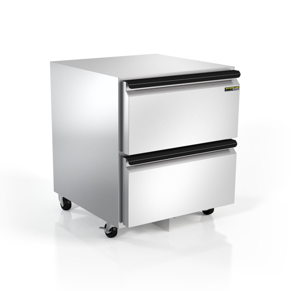 Silver King SKF27A-EDUS1 27" W Undercounter Freezer w/ (1) Section & (2) Drawers, 115v