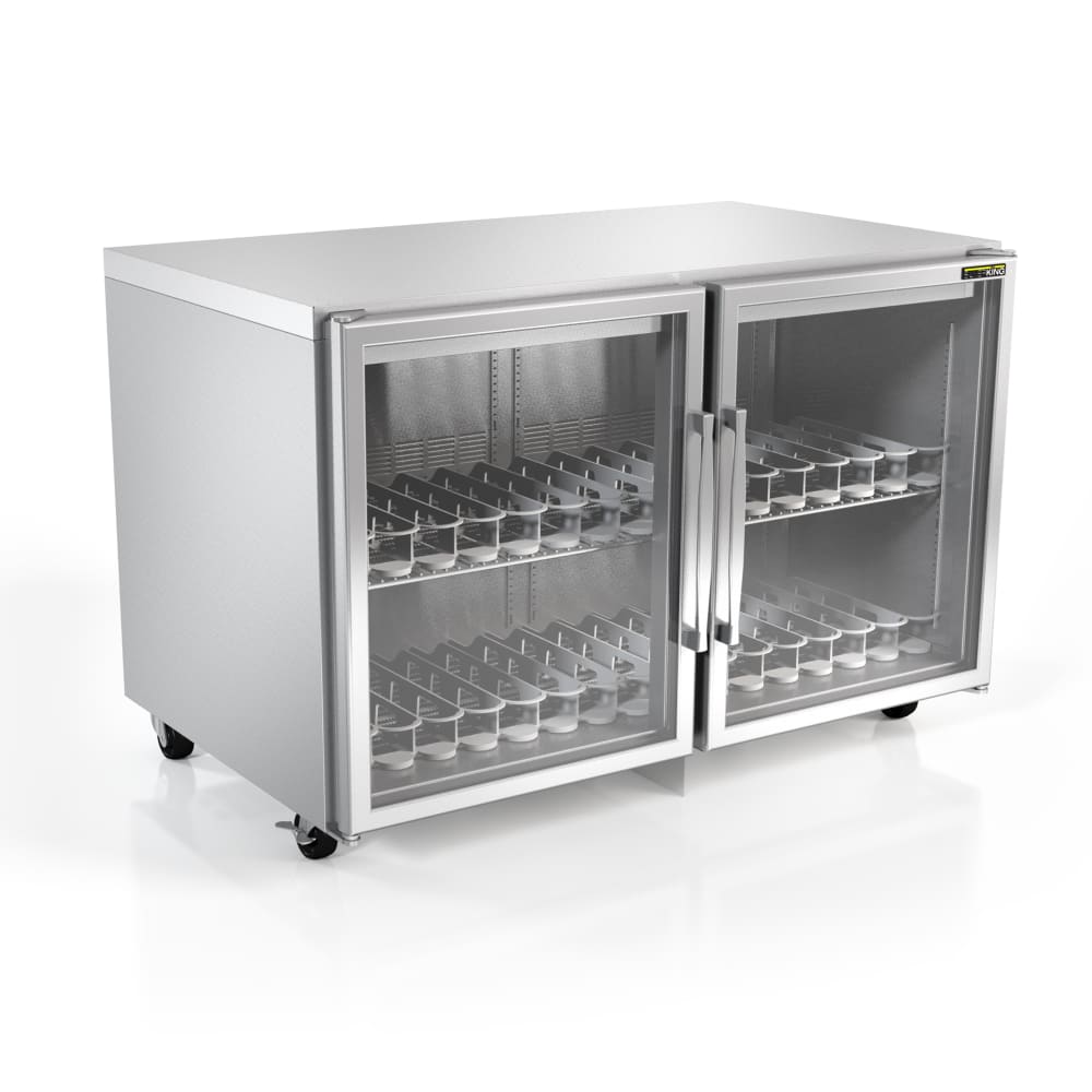 Silver King SKR48A-EGUS1 48" W Undercounter Refrigerator w/ (2) Sections & (2) Doors, 115v