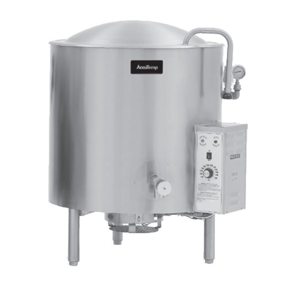 AccuTemp ALLGB-40 40 gal Steam Kettle - Stationary, 2/3 Jacket, Natural Gas