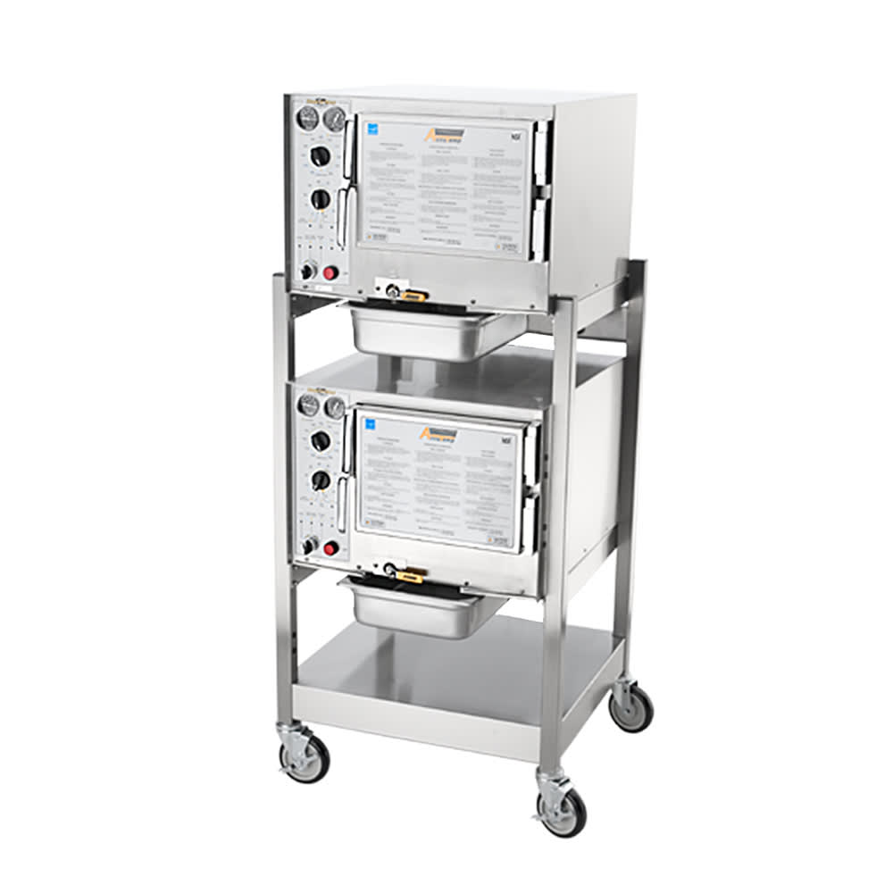 AccuTemp S32083D100DBL (6) Pan Convection Steamer - Stand, Holding Capabilty, 208v/3ph