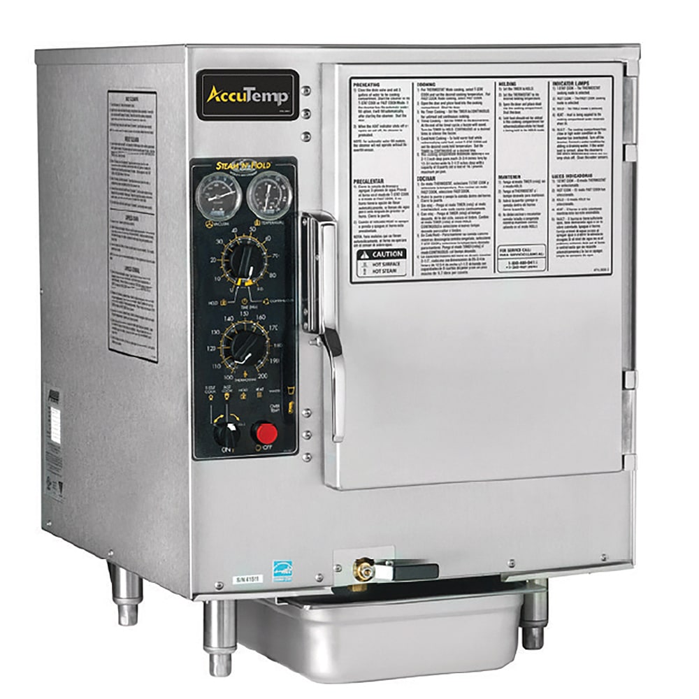 AccuTemp S62081D060 Steam'N'Hold™ (6) Pan Convection Steamer - Countertop, 208v/1ph
