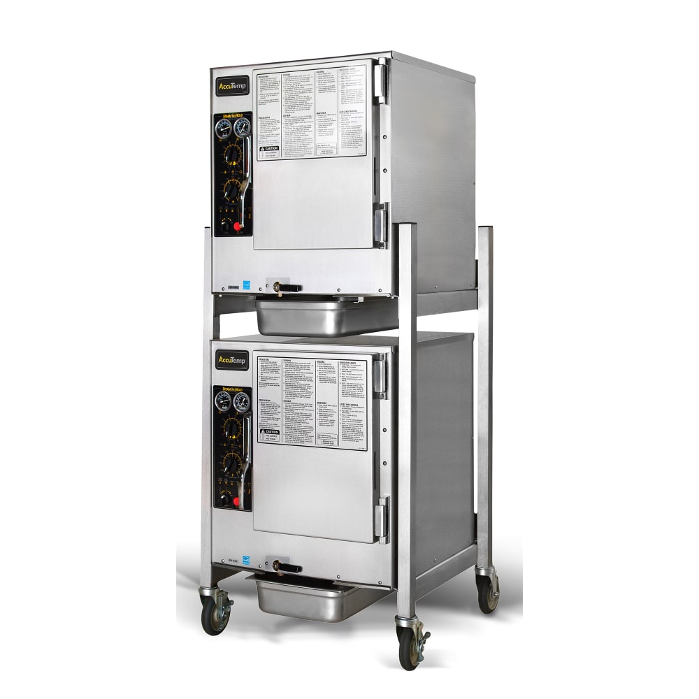 AccuTemp S62403D110DBL (12) Pan Covection Steamer - Stand, Holding Capability, 240v/3ph
