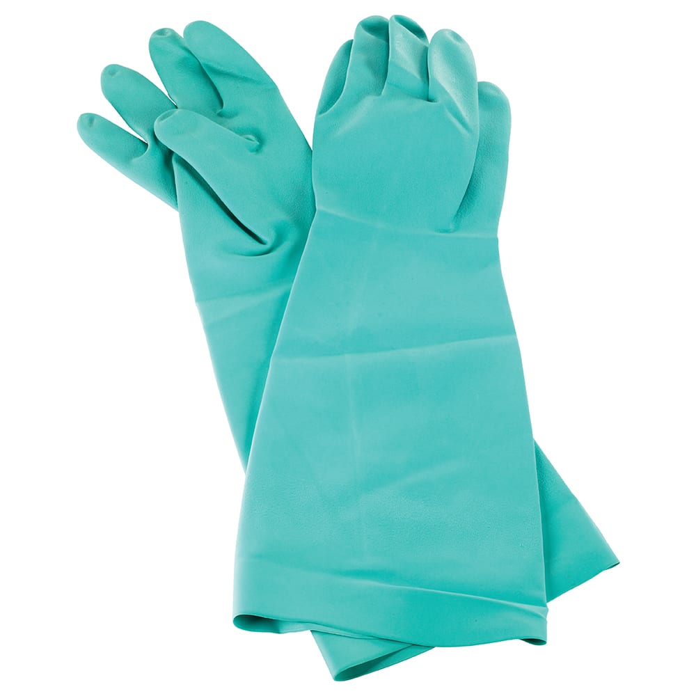 San Jamar 19NU-L Pot & Sink Gloves, 19" Elbow Length Heat Resistant Rubber