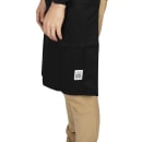 Chef Revival Twill Bib Apron, 28" x 34", Black (601NP-BK) thumbnail 3