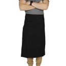 Chef Revival Bistro Apron, Heavyweight 50/50 Twill, 30"  x 33", Black (607BA-BK) thumbnail 3