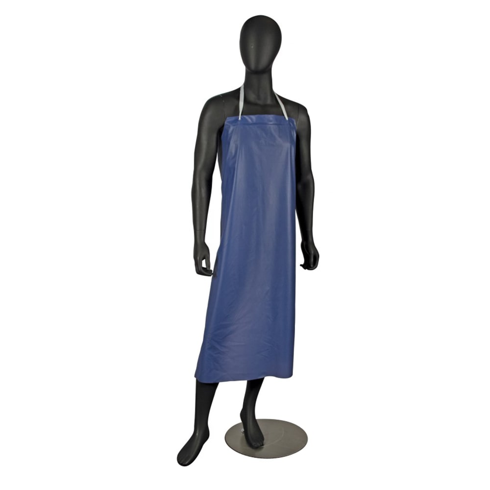 San Jamar 614DVA-BL Vinyl Dishwashing Apron - 43" x 36", Blue