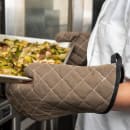 San Jamar 800FG13 13" Conventional Oven Mitt - BestGuard®, Tan thumbnail 7