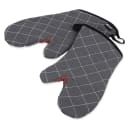 San Jamar 800FG13-BK 13" Conventional Oven Mitt - BestGuard®, Black thumbnail 3