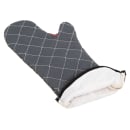San Jamar 800FG17-BK 17" Conventional Oven Mitt - BestGuard®, Black thumbnail 5