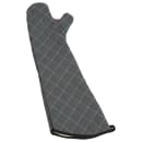 San Jamar 800FG24-BK 24" Conventional Oven Mitt - BestGuard®, Black thumbnail 3