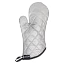 San Jamar 801SG13 13" Conventional Oven/Freezer Mitt - Silicone, Silver thumbnail 2