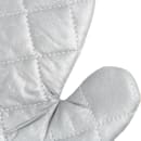 San Jamar 801SG13 13" Conventional Oven/Freezer Mitt - Silicone, Silver thumbnail 4