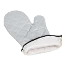 San Jamar 801SG15 15" Conventional Oven/Freezer Mitt - Silicone, Silver thumbnail 3