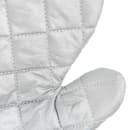 San Jamar 801SG15 15" Conventional Oven/Freezer Mitt - Silicone, Silver thumbnail 4