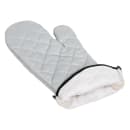 San Jamar 801SG17 17" Conventional Oven/Freezer Mitt - Silicone, Silver thumbnail 3