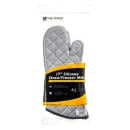 San Jamar 801SG17 17" Conventional Oven/Freezer Mitt - Silicone, Silver thumbnail 7