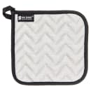 San Jamar 802SPH Pot Holder, 7 x 7", Protects to 250 degrees w/Intermittent Use, Silver thumbnail 3