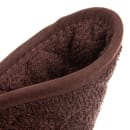 San Jamar 802TPH Heavy Duty Terry Cloth Pot Holder, 8 x 8", Brown thumbnail 4