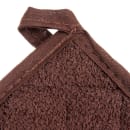 San Jamar 802TPH Heavy Duty Terry Cloth Pot Holder, 8 x 8", Brown thumbnail 5