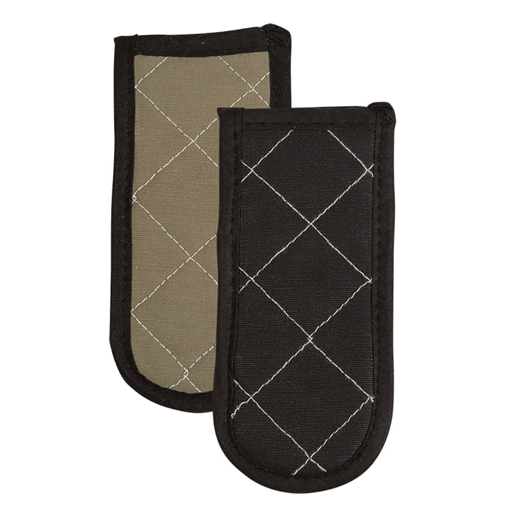 San Jamar 804BG Handle Holder, 3 1/2 x 6 1/2", Quilted Fire Retardant, Tan