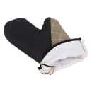 San Jamar 810CM15 15" Conventional Oven Mitt - Neoprene, Tan thumbnail 3