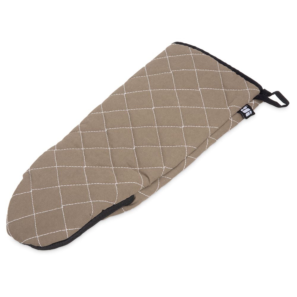 San Jamar 810PM17 17" Puppet Oven Mitt - Neoprene, Tan