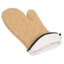 San Jamar 811TG17 17" Conventional Oven Mitt - Bestan®, Tan thumbnail 3
