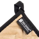 San Jamar 812TPH Non-Stick Coated Pot Holder, 7 x 7", Tan thumbnail 3