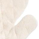 San Jamar 817TM 17" Conventional Oven Mitt - Terry, Natural thumbnail 4