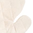 San Jamar 817TMSB 17" Conventional Oven Mitt - Terry, Natural thumbnail 4