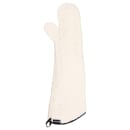 San Jamar 824TM 24" Conventional Oven Mitt - Terry, Natural thumbnail 4
