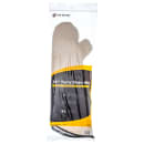 San Jamar 824TM 24" Conventional Oven Mitt - Terry, Natural thumbnail 6