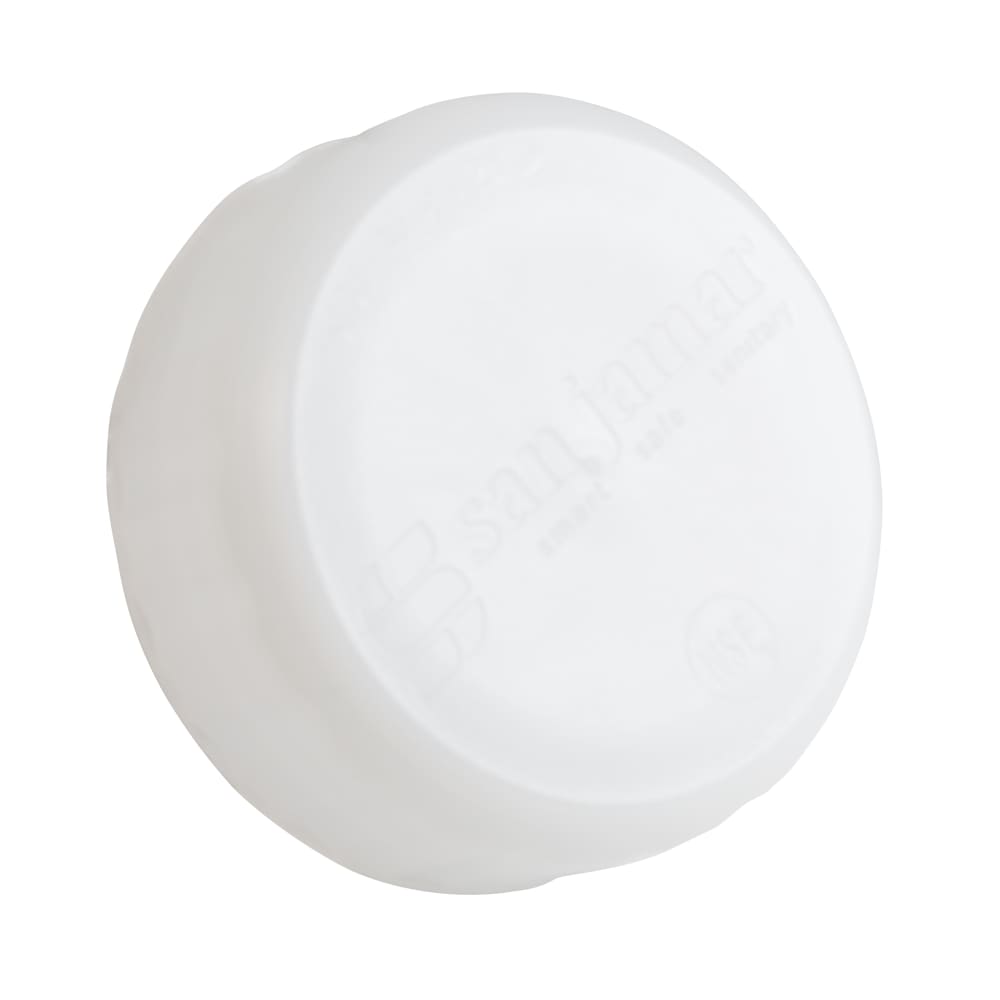 San Jamar 8573C FIFO Squeeze Bottle Cap - Fits 16 to 20 oz, Clear