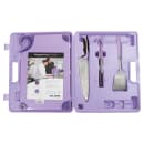 San Jamar ASZ121812SYS Allergen system w/ Stainless Tong, Turner, Chef Knife & Cutting Board thumbnail 2