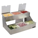 San Jamar B4706INL (6) Compartment Bar Garnish Tray - Notched Lid thumbnail 9