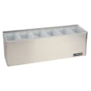 San Jamar B6186L (6) Compartment Bar Garnish Tray - Flat Hinged Lid thumbnail 5