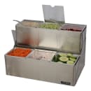 San Jamar B6706INL (6) Compartment Bar Garnish Tray - Notched Lid thumbnail 2