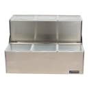 San Jamar B6706INL (6) Compartment Bar Garnish Tray - Notched Lid thumbnail 3